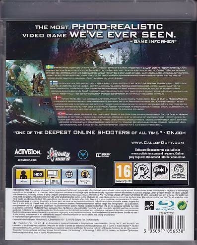 Call of Duty 4 Modern Warfare - PS3 (B Grade) (Genbrug)
